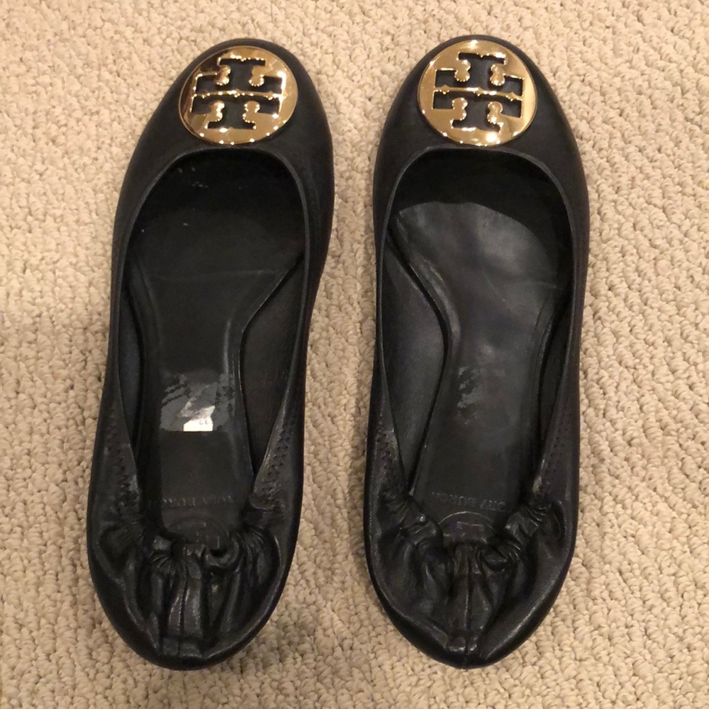 Tory Burch 10M Black Flats
